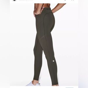 lululemon athletica High-Rise Olive Green Align Leggings